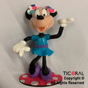 ADORNO MINNIE TURQUESA A. PORCELANA FRIA x 1